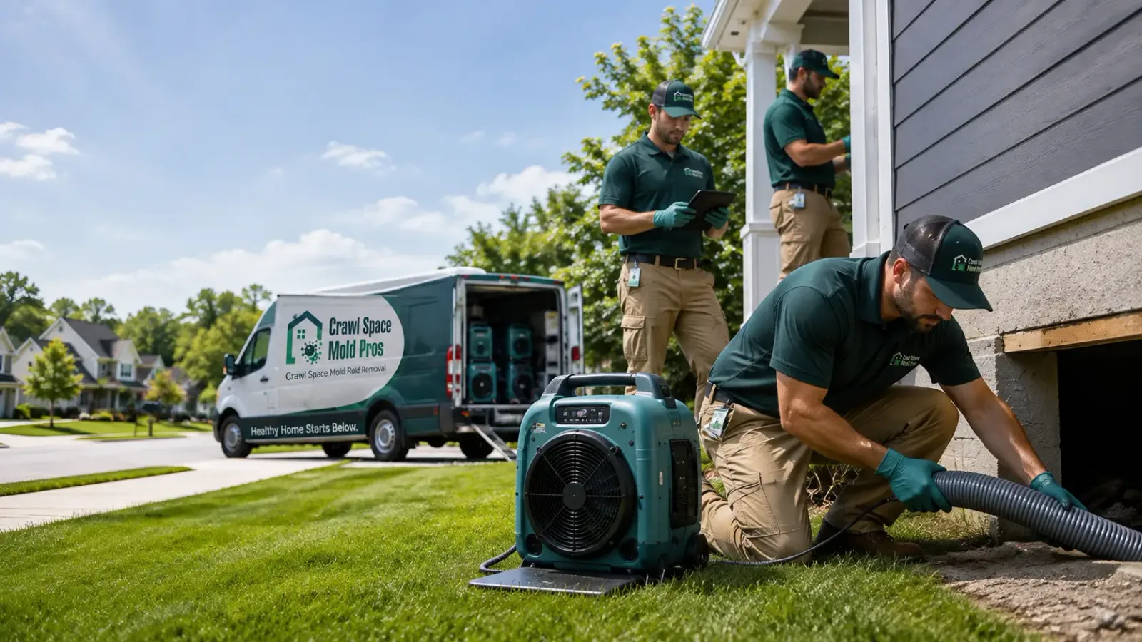 Crawl Space Mold Removal in Nobleboro, ME